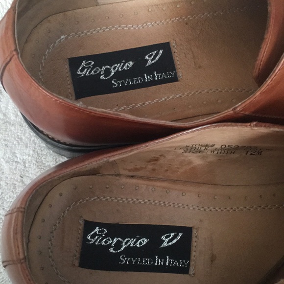 Men Giergio V Two-Tone Dress Shoe-12M - Picture 4 of 8